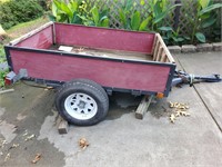 utility trailer lawnmower trailer