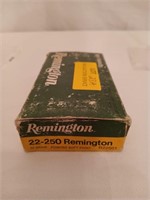 20 count Remington 22-250 55 grain soft point