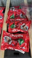Four bags of Hershey’s kisses