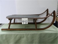 Early Wood Antique Child's Sled