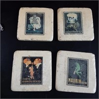 French Stone coasters