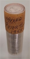 Pre 1955 90% Silver $5.00 Roosevelt Dime Roll