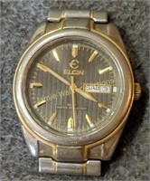 Men's Elgin Fx 020 155 2105 Wristwatch Day Date