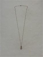 3.32g 10k Gold 24” Hearts Necklace