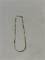 1.5g 14k Gold 7” Bracelet