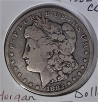 1882-CC MORGAN DOLLAR CIRC