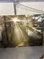 Canvas wall hanging