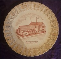 Fort Madison Iowa First Christian Church Plate