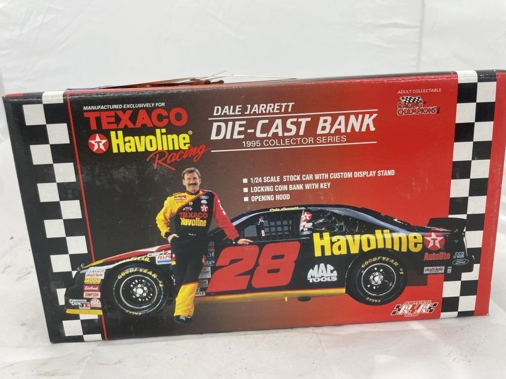 Racing Champions Die Cast Dale Jarrett Bank in Box