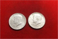 Lot of 2 1964 Kennedy silver Halves