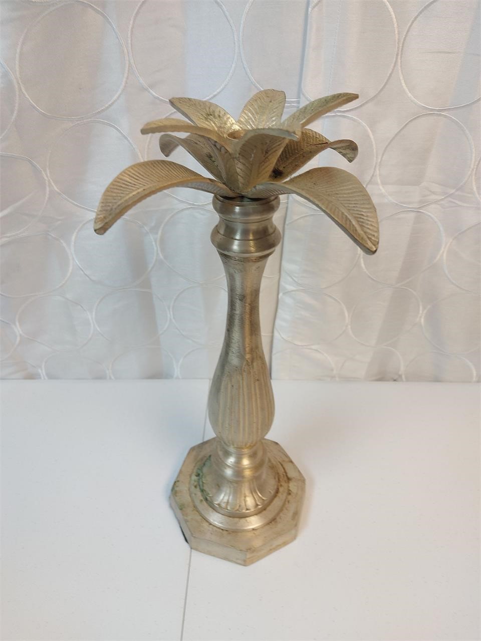 Candle Holder SIlver? Needs a Polish