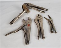 Locking Pliers Lot - Vise Grip Etc.