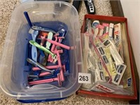 RAZORS, TOOTHBRUSHES