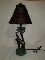 Nice pottery Giraffe Safari Lamp