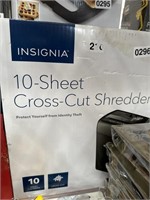 INSIGNIA PAPER SHREDDER RETAIL $130
