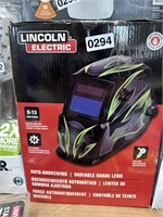 LINCOLN ELECTRIC HELMET RETAIL $80