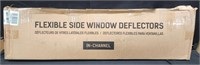 Flexible side window deflectors