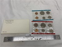 Department of the Treasury 1971 Mint Set 11 coins
