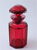 Victorian Cranberry Glass Cruet