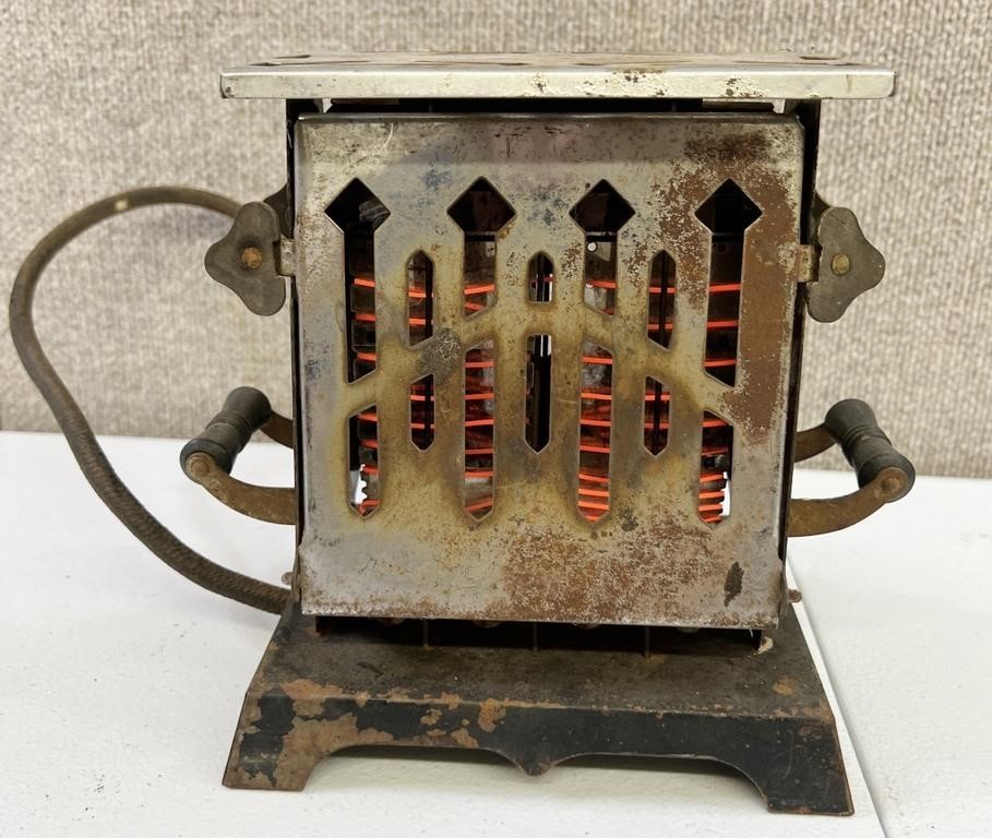 Vintage 2 Sided Electric Toaster - Works!