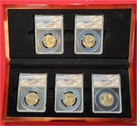 S - LOT OF 5: 2007-D ANACS SP69 COINS (129)