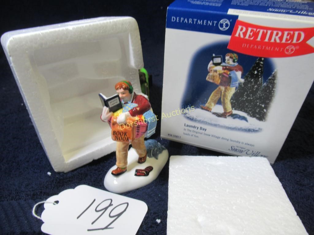 DEPT 56 SNOW VILLAGE - LAUNDRY DAY