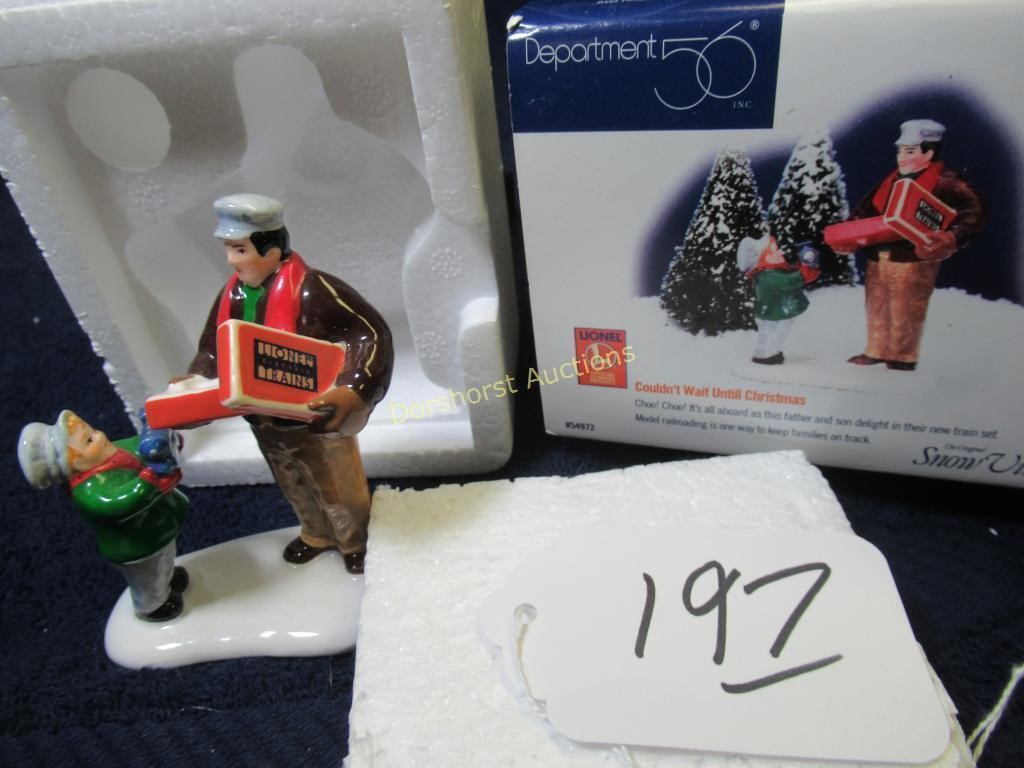 DEPT 56 SNOW VILLAGE - LIONEL - COULDN'T WAIT