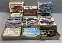 Plastic Model Cars & Truck Lot