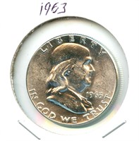 1963 Franklin Silver Half Dollar