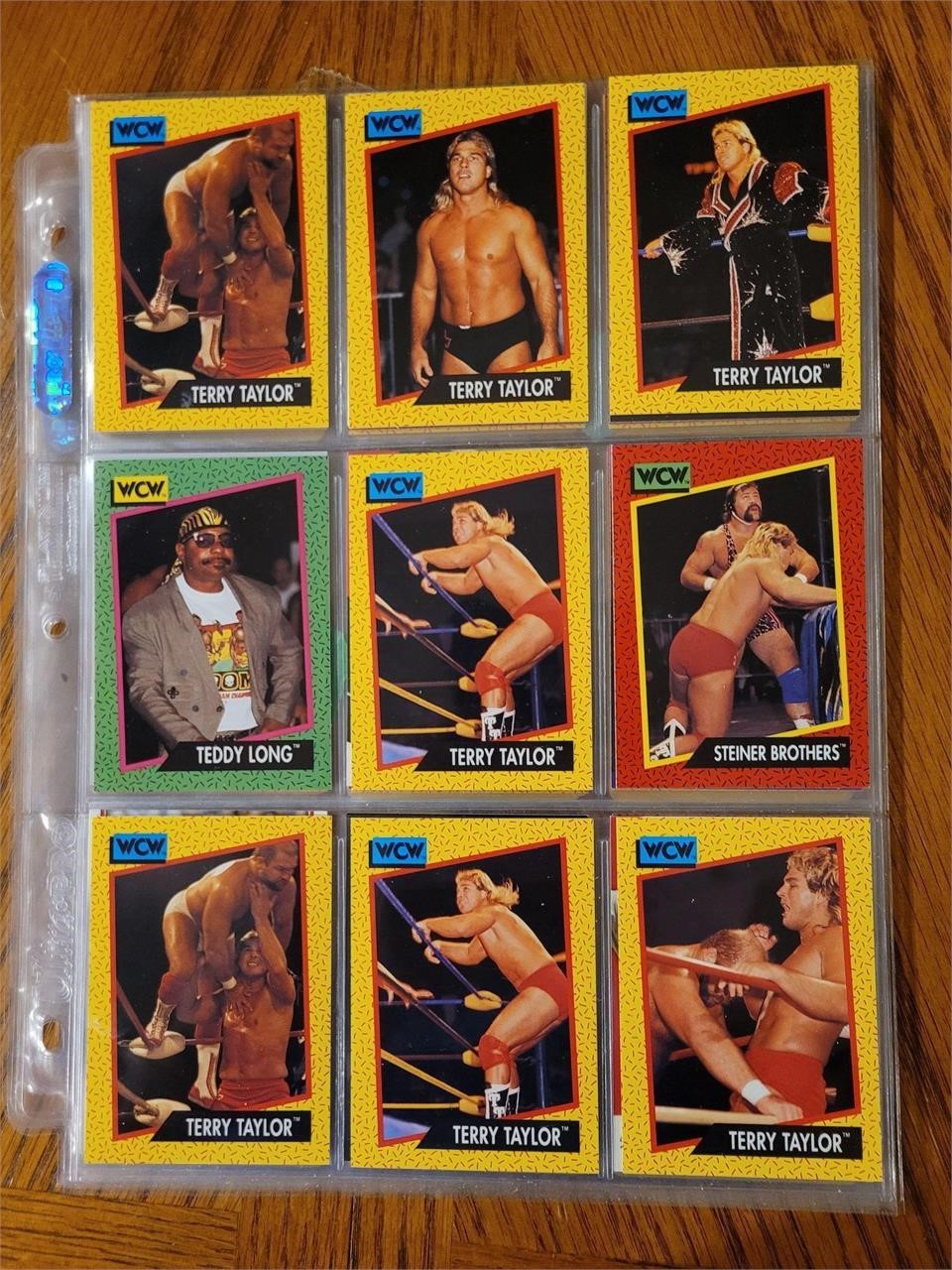 (9) WCW Wrestling Cards