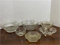 Cut glass bowls