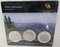 America The Beautiful White Mountain Quarters