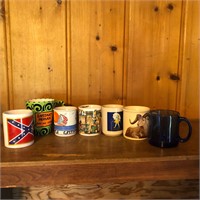 (7) Mixed Coffee Cup Mugs