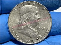 1962 Franklin Half Dollar (90% silver)