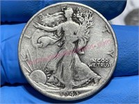 1943 Walking Liberty Half Dollar (90% silver)