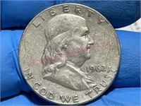 1962-D Franklin Half Dollar (90% silver)