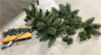 Christmas tree parts w/ lights