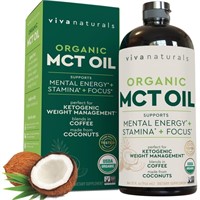 2024 augViva Naturals MCT Oil Organic for Keto Cof