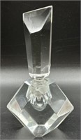 1940s Hollywood Regency Crystal Perfume Bottle