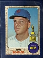1968 TOM SEAVER TOPPS CARD