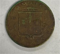 Vintage 1937 JAMAICA 1cent