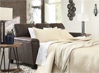 Queen Ashley Navi Fossil Sleeper Sofa