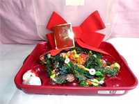 2000 Lenox Ornament & Vintage Candy Garland/Box