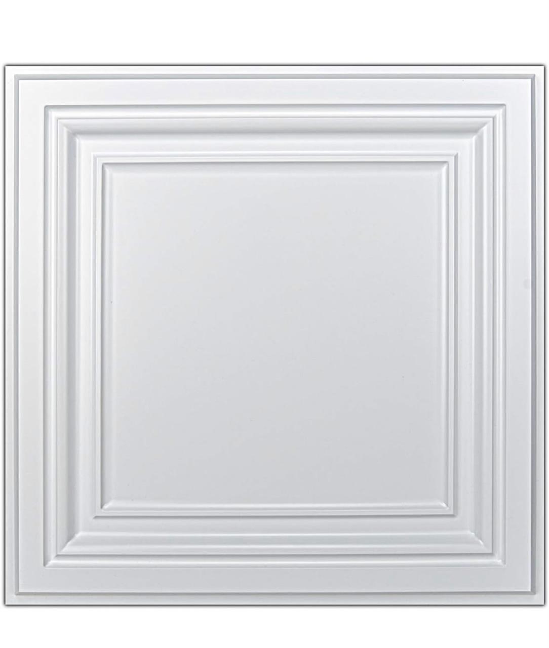 NEW $93 (2'x2') 12-Pcs Plastic PVC Ceiling Tiles