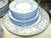 STONEWARE JAPAN DISH SET