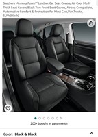 Skechers Memory Foam™™ Leather Car Seat Covers