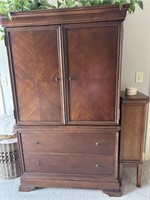 Nice!  Armoire for storage with double doors with