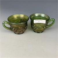 NW Green Acorn & Burr Punch Cup Lot