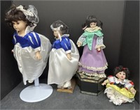 (AC) Snow White Porcelain Dolls, Enesco Snow