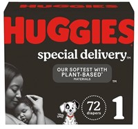 HUGGIES SPECIAL DELIVERY BABY DIAPERS SIZE 1 - 72
